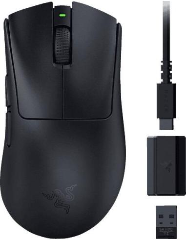 Razer Deathadder V3 HyperSpeed Ratón Óptico Gaming 26000 DPI Negro