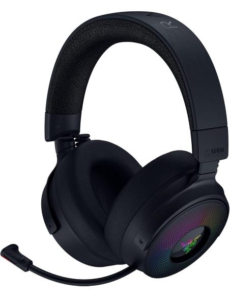 Razer Kraken V4 Pro Auriculares Inalámbricos Gaming RGB Negro