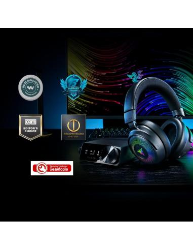 Razer Kraken V4 Pro Auriculares Inalámbricos Gaming RGB Negro
