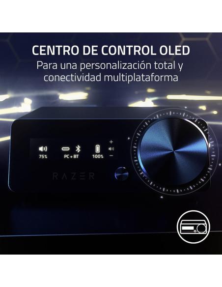 Razer Kraken V4 Pro Auriculares Inalámbricos Gaming RGB Negro