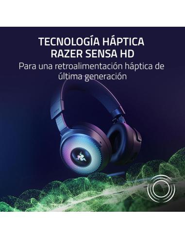 Razer Kraken V4 Pro Auriculares Inalámbricos Gaming RGB Negro