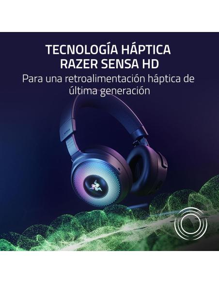Razer Kraken V4 Pro Auriculares Inalámbricos Gaming RGB Negro
