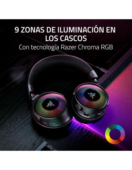 Razer Kraken V4 Pro Auriculares Inalámbricos Gaming RGB Negro