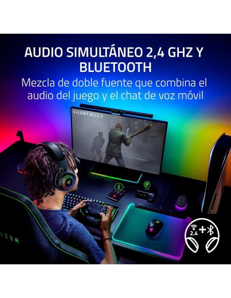 Razer Kraken V4 Pro Auriculares Inalámbricos Gaming RGB Negro