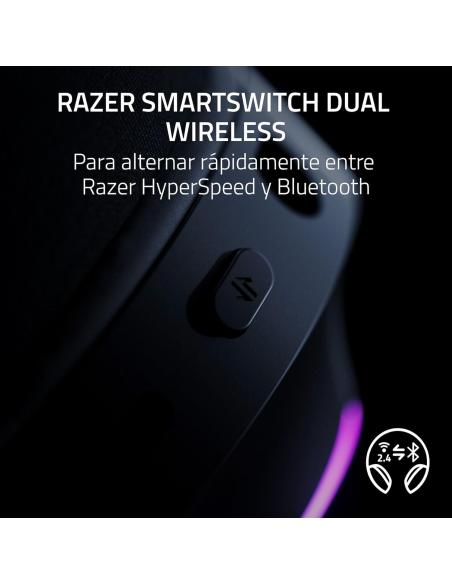Razer Barracuda X Chroma Auriculares Gaming Inalámbricos 2.4GHz/Bluetooth Negros