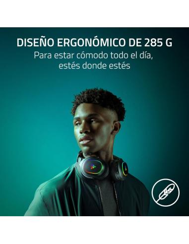 Razer Barracuda X Chroma Auriculares Gaming Inalámbricos 2.4GHz/Bluetooth Negros