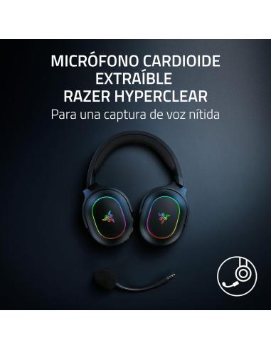 Razer Barracuda X Chroma Auriculares Gaming Inalámbricos 2.4GHz/Bluetooth Negros