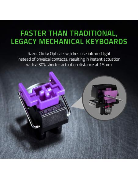 Razer Huntsman Mini Teclado Gaming RGB Switch Violeta