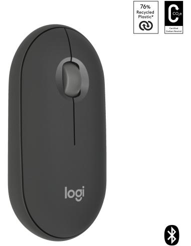 Logitech Pebble Mouse 2 M350s Ratón 4000 DPI