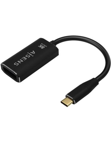 Aisens A109-0690 Conversor USB-C a DisplayPort 15cm Negro