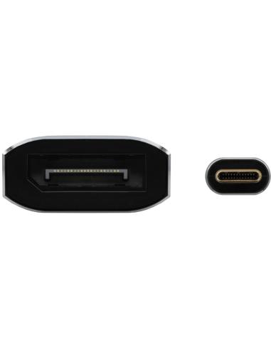 Aisens A109-0690 Conversor USB-C a DisplayPort 15cm Negro