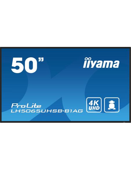 iiyama ProLite LH5065UHSB-B1AG 50" Pantalla Interactiva VA 4K Ultra HD Negro