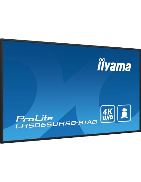 iiyama ProLite LH5065UHSB-B1AG 50" Pantalla Interactiva VA 4K Ultra HD Negro