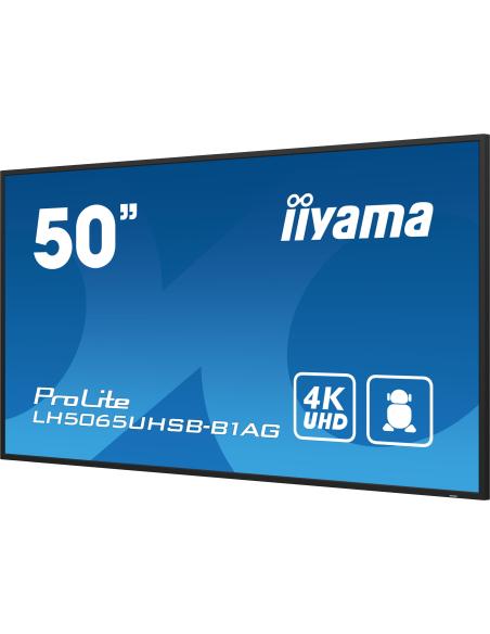 iiyama ProLite LH5065UHSB-B1AG 50" Pantalla Interactiva VA 4K Ultra HD Negro