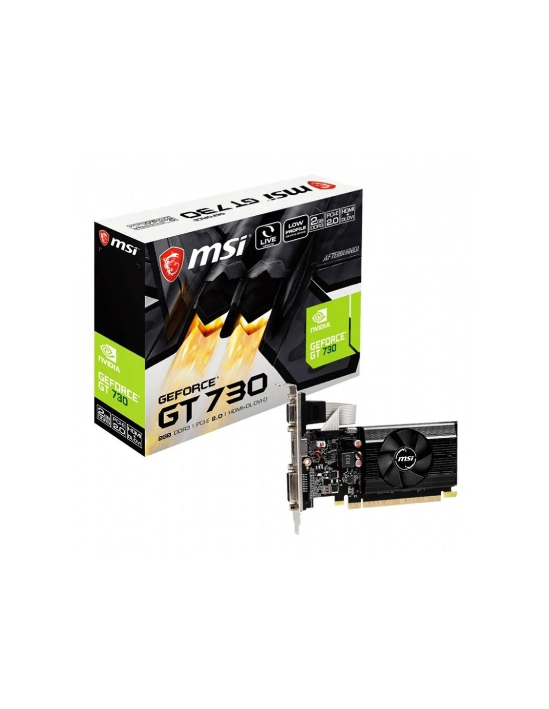 MSI GeForce GT 730 LP 2GB GDDR3