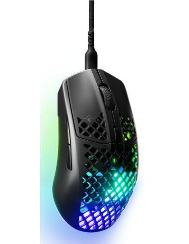 SteelSeries Aerox 3 (2022) Onyx Ratón Gaming con Cable 8500 DPI Negro