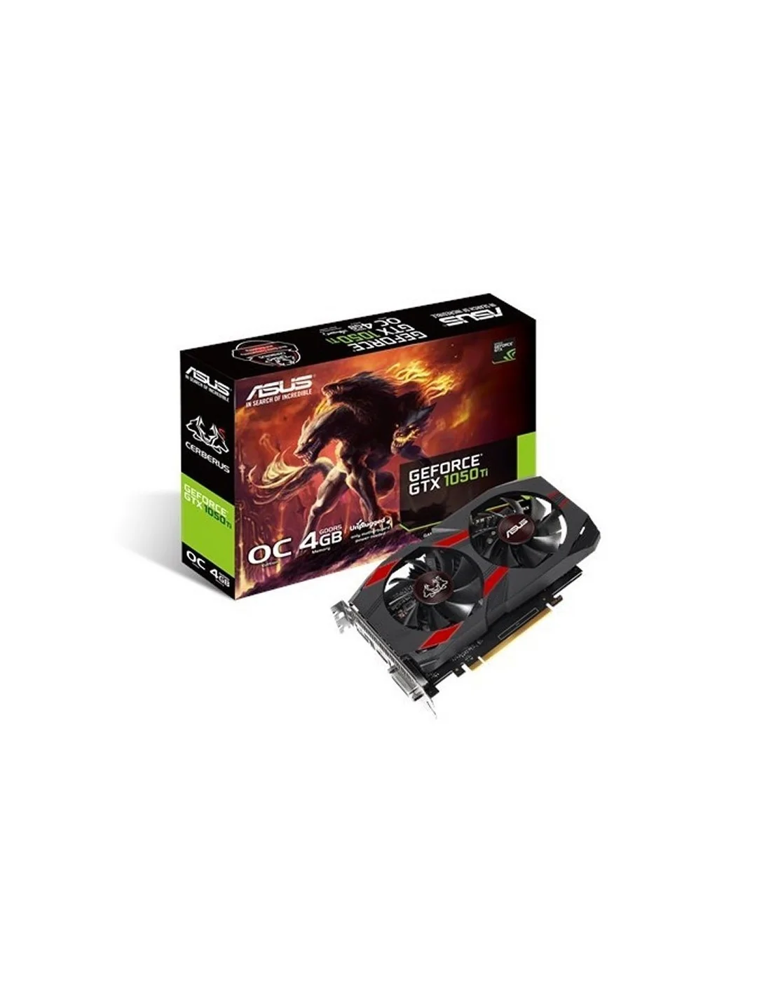 Asus GeForce GTX 1050 Ti Cerberus OC 4GB GDDR5