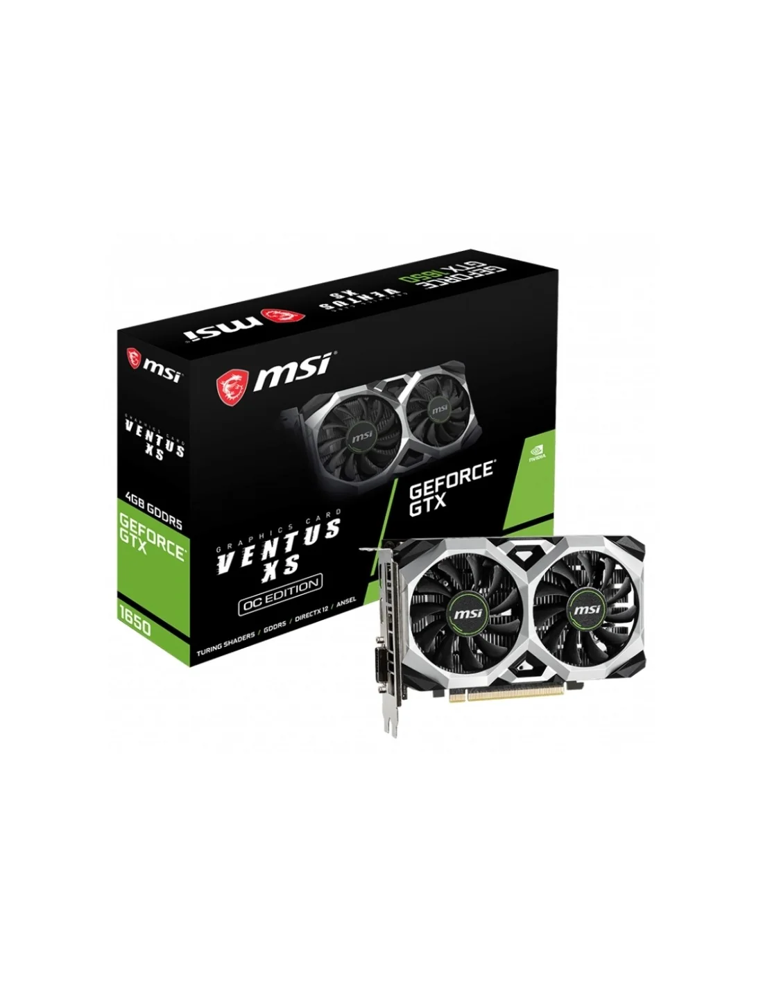 MSI GeForce GTX 1650 Ventus XS 4GB GDDR5