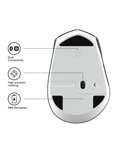 Logitech M720 Triathlon Ratón Inalámbrico Negro 1000DPI