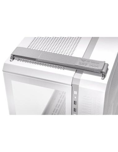 Asus TUF Gaming GT502 PLUS Midi Tower ATX Doble Cristal Templado USB-C Blanca