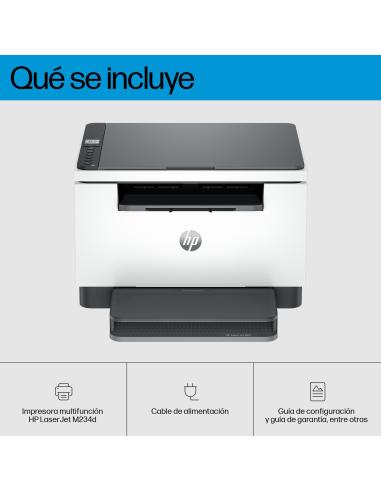 HP LaserJet M234D Impresora Láser Multifunción Monocromo Blanca