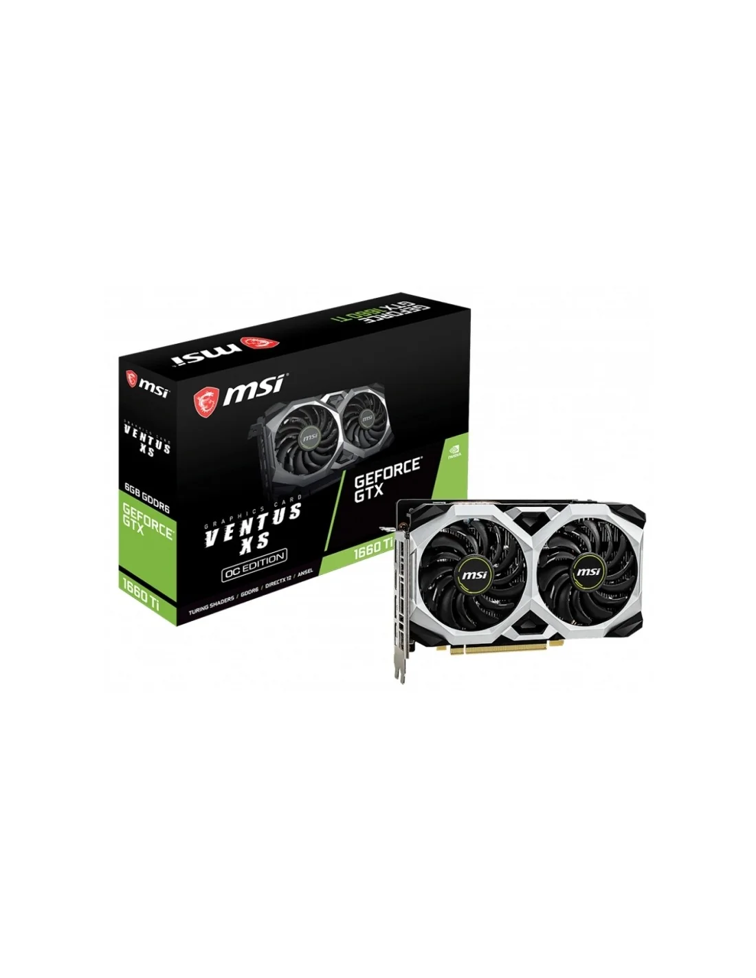 MSI GeForce GTX 1660 Ti Ventus XS OC 6GB GDDR6