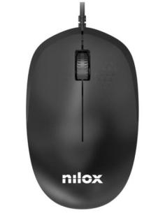 Nilox MOUSB1012 Ratón USB 1200 DPI Negro