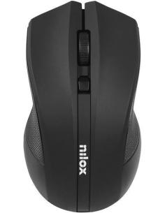 Nilox MOWI1001 Ratón Inalámbrico USB-A 1600DPI Negro-FTRRIN0529