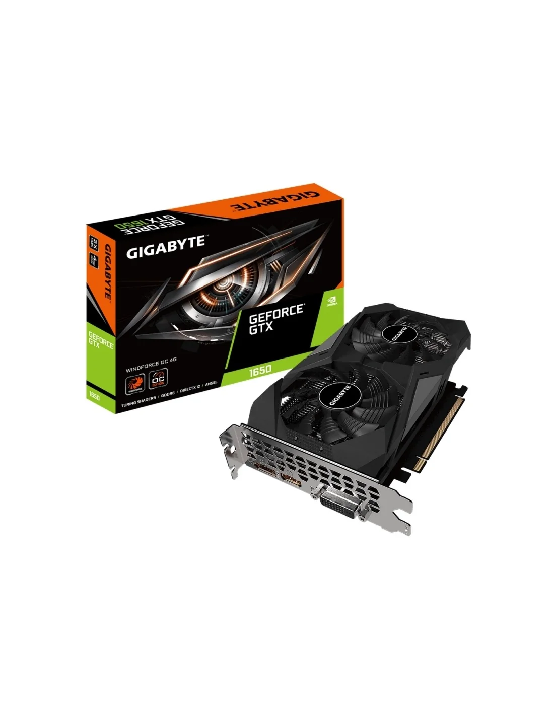 Gigabyte GeForce GTX 1650 D6 Windforce OC 4GB GDDR6