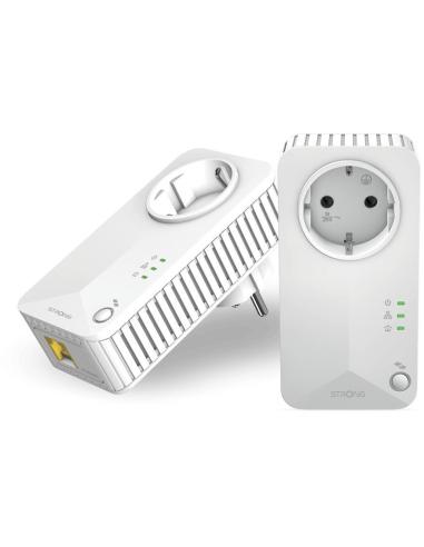 Strong 600 Duo Kit de 2 Adaptadores Powerline 600 Mbit/s