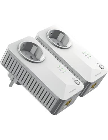 Strong 600 Duo Kit de 2 Adaptadores Powerline 600 Mbit/s