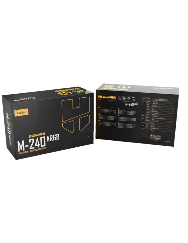 Nox Hummer M-240 ARGB Kit de Refrigeración Líquida 240mm Negra
