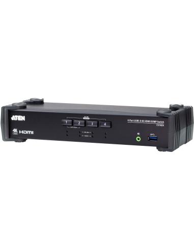 Aten CS1824-AT-G Switch KVM 4 Puertos HDMI/USB Negro