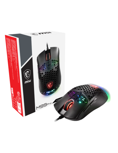 MSI M99 Pro Ratón Gaming RGB USB 6200 DPI