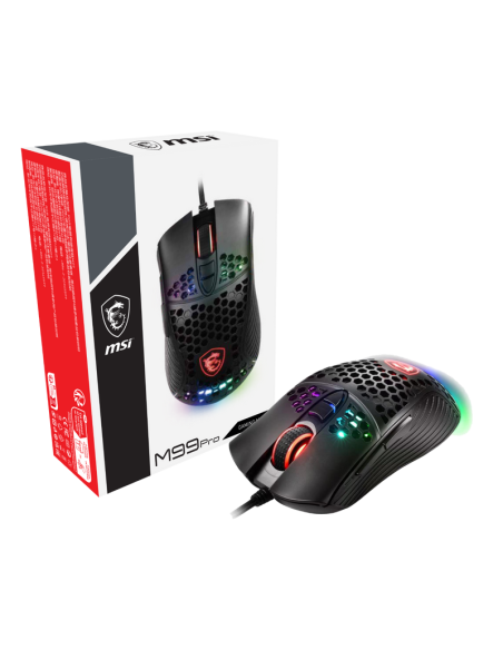 MSI M99 Pro Ratón Gaming RGB USB 6200 DPI