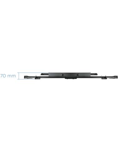 TooQ LP75100TN-B Soporte de Pared Inclinable y Giratorio para TV/Monitor 60"-100" Máx. 80kg Negro