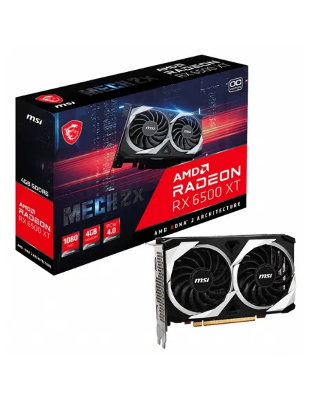 MSI Radeon RX 6500 XT Mech 2X OC 4GB GDDR6