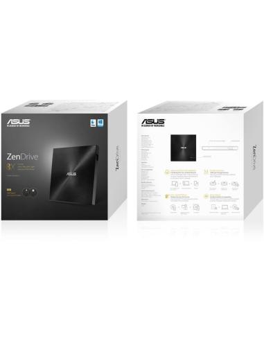 Asus DVD-RW SDRW-08U9M-U Slim Negra USB 13.9mm