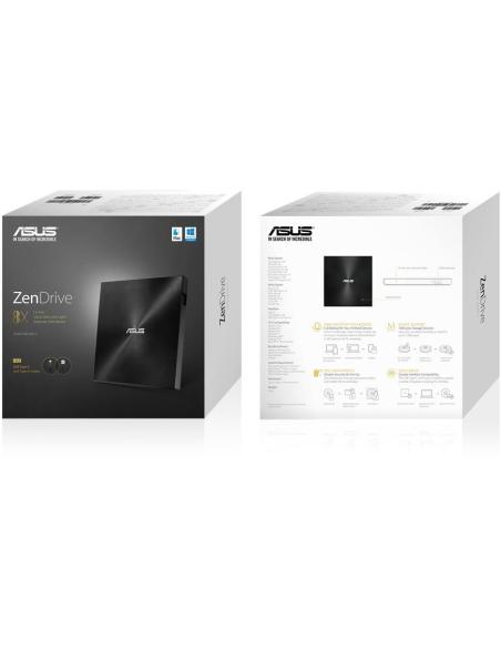 Asus DVD-RW SDRW-08U9M-U Slim Negra USB 13.9mm