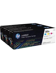 HP 305A CF370AM Tóner Tricolor Cian/Magenta/Amarillo-856028