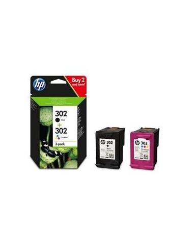 HP 302 Multipack 2 Cartuchos de Tinta Negro + Color