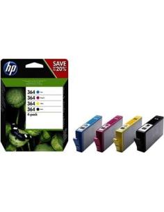 HP 364 Multipack 4 Cartuchos de Tinta Negro/Cian/Magenta/Amarillo-49972