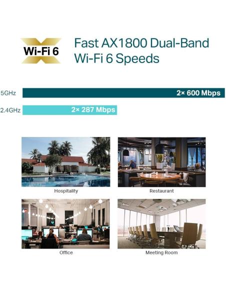 TP-Link EAP610GP-Desktop Punto de Acceso AX1800 WiFi 6