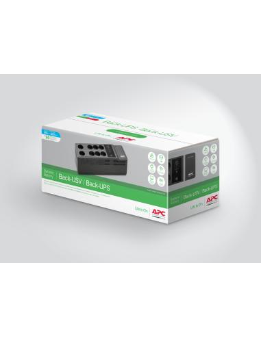 APC BE850G2-GR SAI 850VA 8 x Schucko + 2 x USB
