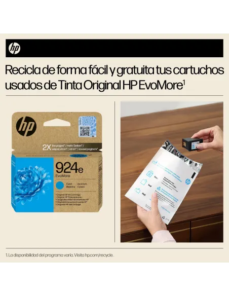 HP EvoMore 924E Cartucho de Tinta Cian