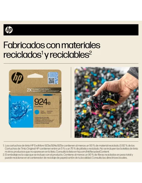 HP EvoMore 924E Cartucho de Tinta Cian