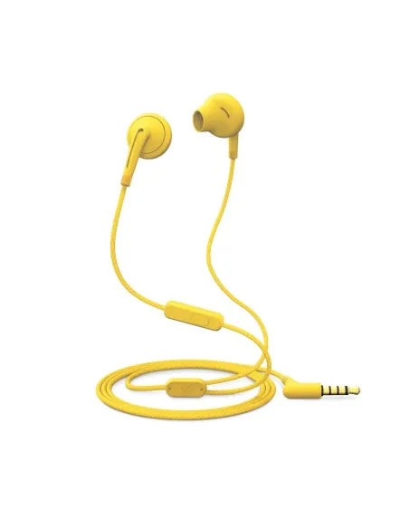 Energy Sistem Style 2+ Raspberry Auriculares con Micrófono Amarillos