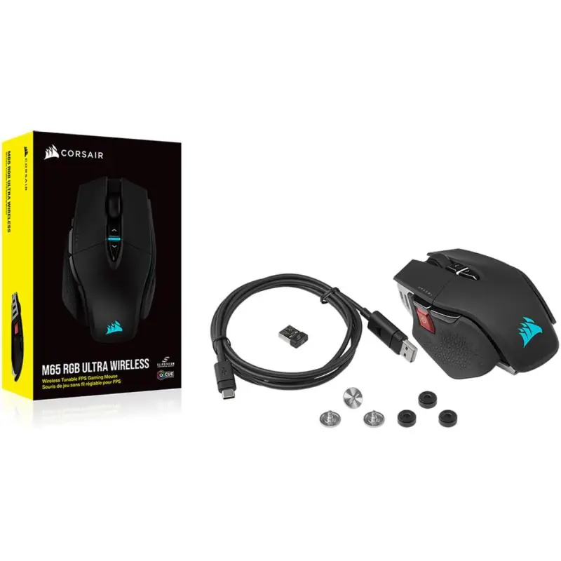 Corsair M65 RGB Ultra Wireless Ratón Gaming 26000 DPI