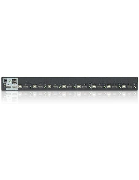 Aten CS1798-AT-G Switch KVM 8 Puertos HDMI/USB-B Negro