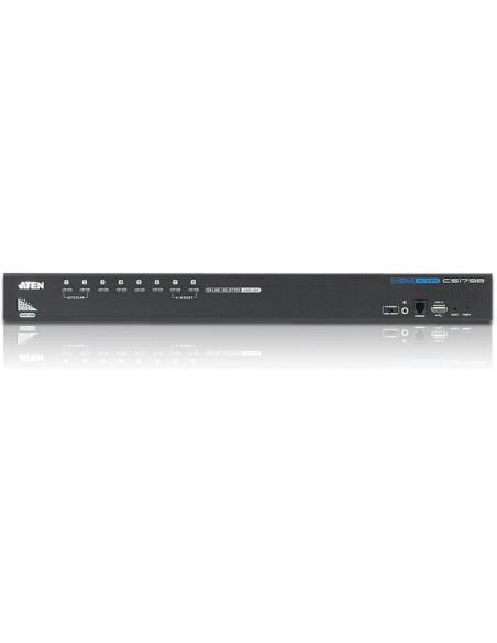 Aten CS1798-AT-G Switch KVM 8 Puertos HDMI/USB-B Negro